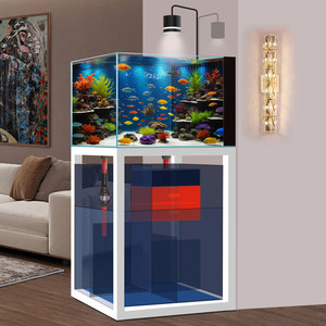 <span class=keywords><strong>Acquario</strong></span> in vetro Ultra trasparente personalizzato <span class=keywords><strong>con</strong></span> filtro a pozzetto inferiore - Product Image 5
