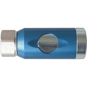 ข้อต่อเพื่อความปลอดภัย DN 7.4 พร้อมเกลียวภายใน เหล็กชุบสังกะสี NBR เกลียว G 1/4 11.86 มม. สำหรับอุปกรณ์เสริมเครื่องมือลม-อีดับเบิลยูโอ - Product Image 3
