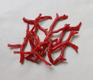 แท่งปะการังแดงอิตาลีขนาด11 "แท่งขัดปะการังคุณภาพสูงพลอยปะการังธรรมชาติสี100% ปะการังแดงที่สวยงาม - Product Image 4