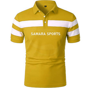 Polos de algodón de alta calidad con logotipo bordado personalizado para hombre, ropa deportiva de marca informal transpirable, camisetas de moda para el hogar para hombre - Product Image 1