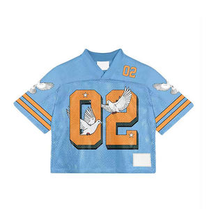 Custom Manufacturer Men's <b>Boxy</b> <b>T</b> <b>Shirts</b> Quick Dry Oversized Soccer Basketball Mesh Football Jersey - Product Image 3