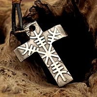 Pendentif Viking Gothique en Acier Damas à Vente Chaude, Pendentif de Collier en Acier Damas Fait Main avec Design Personnalisé