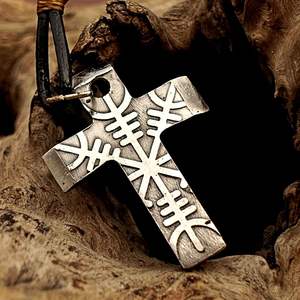 Pendentif Viking Gothique en Acier Damas à Vente Chaude, Pendentif de Collier en Acier Damas Fait Main avec Design Personnalisé - Product Image 6