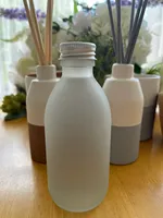 Diffuseur de parfum en verre fait main 100 ml, bouteille rechargeable, DIY, longue durée, sans alcool, écologique, sans parabène, utilisation 1 mois