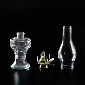 โคมไฟแก้วทองเหลืองและเชิงเทียนสำหรับตกแต่งบ้านหรูหราสำหรับแสงโดยรอบอบอุ่นและการตกแต่งภายในแบบคลาสสิก - Product Image 5