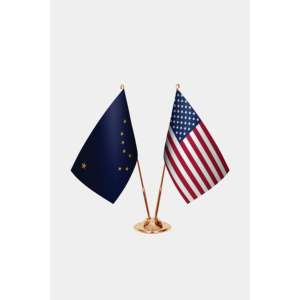 Custom <b>Flag</b> Set with Digital Printing Aluminum <b>Pole</b> Cloth <b>Flags</b> in Satin Plastic Polyester Silk Materials <b>for</b> Education - Product Image 2