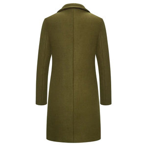 Manteau d'hiver chaud grande taille coupe-vent respirant manteaux pour hommes pardessus tenue décontracté élégant col d'hiver hommes Trenchs manteaux - Product Image 2