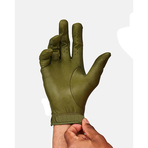 Guantes de golf de piel de oveja transpirables suaves para mano izquierda-derecha personalizados de alta calidad antideslizante característica hecha de cuero Cabretta - Product Image 5