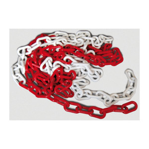 Catena in Plastica Bianca/Rossa Spessore 8mm Lunghezza 25mt - Product Image 1