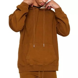 Vente en gros de survêtements délavés à l'acide pour hommes 100% coton survêtements de gym ensemble de sweat à capuche coupe ajustée imprimé et teint pour le printemps - Product Image 2