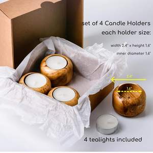 Bougeoir votif mural en bois fait à la main en métal poli brillant décorations de noël usine en gros pour la décoration de la maison - Product Image 3