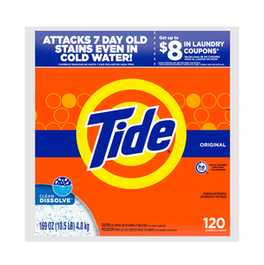 Proveedor Directo de Detergente en Polvo para Ropa Tide Original 102 Cargas a Precio de Mayoreo - Product Image 2