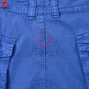 กางเกงขาสั้นคาร์โก้ลำลองสำหรับผู้ชายกางเกงขาสั้นผ้ายืดเอวสูงระบายอากาศได้ดีสีพื้นไซส์พิเศษสำหรับฤดูร้อน - Product Image 6