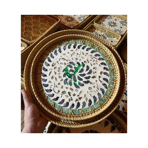 ถาดหวายสานสำหรับงานกิจกรรมร้านกาแฟและใช้ในบ้าน - Product Image 1