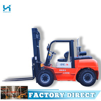 Chariot élévateur diesel tout-terrain 4x4 de 2, 3 et 4 tonnes pour le manutention du bois en extérieur, livraison gratuite