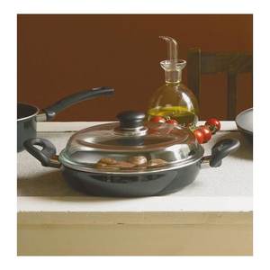 Couvercle de casserole en verre trempé incurvé Ballarini 24 cm Transparent 1001248 pour poêles - Product Image 2