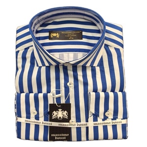 Nouveau design Polo en satin personnalisé Slimfit Chemise décontractée à rayures - Product Image 6