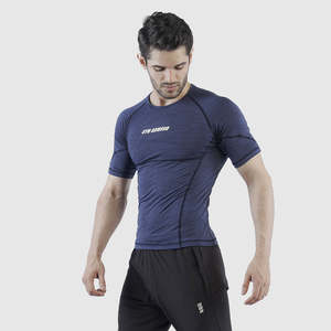 Camiseta de Compresión Deportiva MLNG Navy para Entrenamiento - Product Image 1