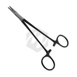 คีมหนีบสแตนเลสขนาด6.14นิ้วคีมสำหรับการผ่าตัดที่จับสีดำ - Product Image 6