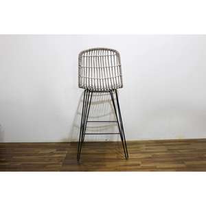 Comhome-Table basse en rotin élégante avec dessus en verre et rangement intégré pour une utilisation extérieure moderne - Product Image 2