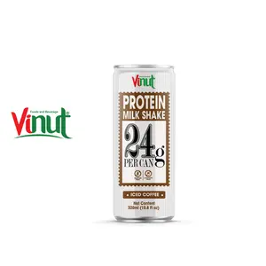 320ml Canned Vinut Protein Milk Shake with Iced Coffee Flavour hot product hot selling private label OEM BRC HALAL certificate