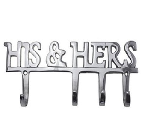 Crochet de suspension en métal de couleur grise Son design poli miroir fini parfait pour les crochets décoratifs élégants pour la maison - Product Image 5