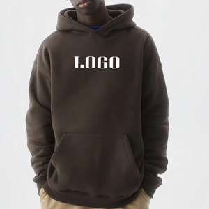 Sweat-shirt à capuche pour hommes, coupe ample, manches longues, confortable et respirant, tenue décontractée, coton mélangé - Product Image 5