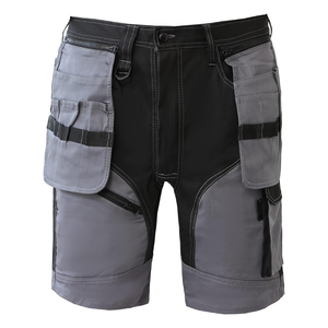 Gris Naranja Alta visibilidad Transpirable Reflectante Térmico Cargo Ropa DE TRABAJO Pantalones cortos Bolsillos múltiples Diseño duradero para industrial - Product Image 3