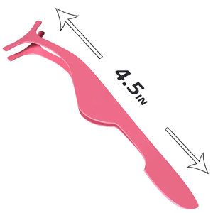 Pince à épiler volume fibre pointe pour extension de faux cils logo personnalisé individuel pince à épiler fibre à 90 degrés vente en gros - Product Image 1