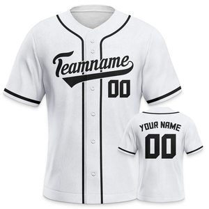 Maillot de baseball conception personnalisée uniforme d'équipe personnalisé tissu respirant durable doux ajustement confortable - Product Image 2