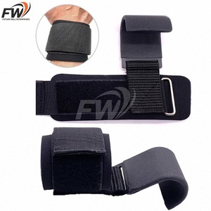 Crochets de levage de poids pour haltères, prix usine OEM, pour entraînement en salle de sport, fitness, musculation et powerlifting - Product Image 1