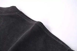 T-shirt vintage personnalisé délavé à l'acide pour hommes t-shirts graphiques streetwear surdimensionnés 100% coton vêtements grande taille pour hommes vierges - Product Image 4