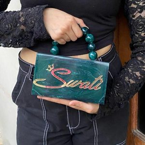 Bolsos de mano de resina a precios asequibles, diseño único, bolso de mano de resina epoxi para mujer, monederos de lujo, bolsos de mano para mujer - Product Image 3