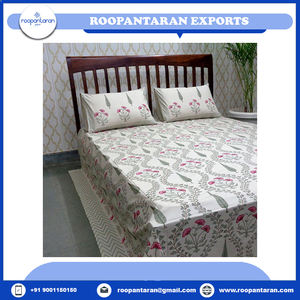 Nueva llegada 100% algodón tamaño queen colcha hecha a mano bien absorbente bloque de mano impreso percal para colchas de Hotel en casa venta - Product Image 6