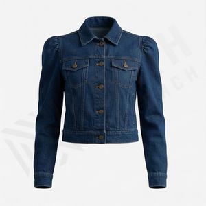 Meilleur prix, faible MOQ, veste en jean pour femmes, dernière veste en denim fabriquée en usine, vente en gros, élégante, respirante, vêtement de haute qualité - Product Image 1