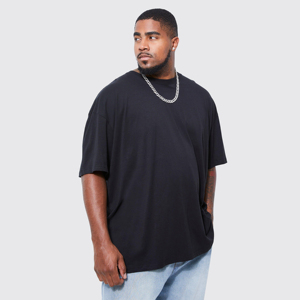 Camisetas de Talla Grande para Hombre, Logotipo 3D Personalizado, Camiseta con Estampado Puff, 100% Algodón, Lavado Ácido, Cuello Redondo, Talla Grande - Product Image 5