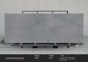 Elegancia Gris Moderna Definida por Paneles de Porcelana de Alto Brillo de 1200x2800 mm - Product Image 2