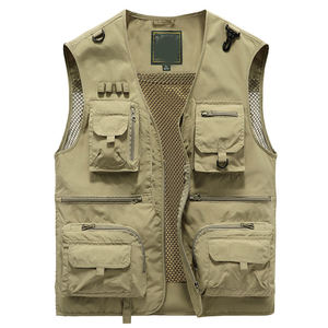 เสื้อกั๊กทำงานกลางแจ้งกันลมของผู้ชายเสื้อกั๊กใส่ทำงานกลางแจ้งแบบยุทธวิธีพร้อมโลโก้ตามสั่งจากผู้ผลิตที่เชื่อถือได้ - Product Image 1