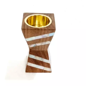 Bakhoor <b>Burner</b> Wood and Mother of Pearl Design Inlaid Luxury Special Multi Purpose Arabic Incense Holder <b>Candle</b> Stand - Product Image 3