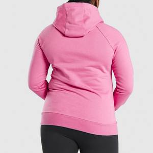 Haute qualité pas cher taux femmes sweat à capuche décontracté solide ample surdimensionné hauts automne hiver pull à capuche femme - Product Image 3