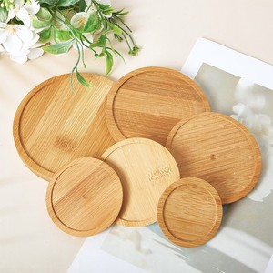 Plateaux en bois de bambou de formes et de tailles variées décoration de cuisine agréments plateau en bois naturel durable - Product Image 6
