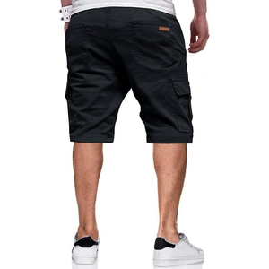 Algodón Cordón Verano Playa Stretch Mens Casual Shorts - Twill Chino Golf Shorts Cargo Shorts Hombre - Product Image 3