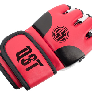 Gants de grappin MMA avec logo personnalisé et dragonne réglable Protection des mains en cuir pour le combat Entraînement aux arts martiaux - Product Image 4