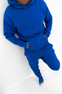 2025 hiver survêtement vêtements confortables hommes mode polaire solide pantalon décontracté survêtement costume survêtement hommes pull - Product Image 4