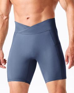 Pantalones cortos de compresión para hombre, de moda, para entrenamiento en el gimnasio, deportes y ejercicio, con material flexible y precio al por mayor. - Product Image 4