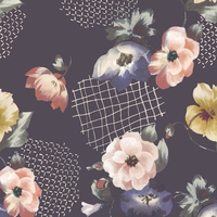 Tela Crepé de Poliéster Koshibo de China, Material Suave, Diseños Personalizados para la Temporada de Verano, Impresión Digital para Vestidos de Novia