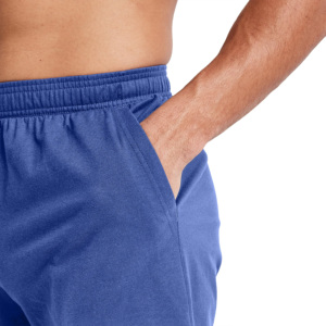 2024 Men's Custom Logo Breathable Loose Training Fitness Running Speed Dry Eco-Friendly 100% Polyester Canvas <b>Knee</b> Shorts Shorts - Product Image 4