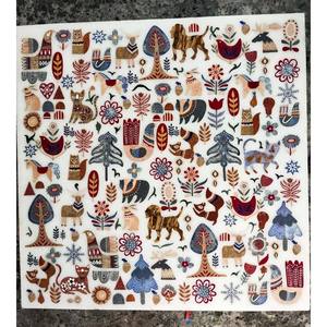 Tableros de Mesa de Mármol Blanco Pulido, Forma Cuadrada, con Incrustaciones de Piedras Semipreciosas Naturales, Hermosos y Elegantes para Comedor - Product Image 1