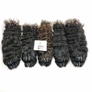 ราคาขายส่ง ผมอินเดียแท้ 100% แบบเป็นมัด ลอนธรรมชาติ ไม่ผ่านการแปรรูปทางเคมี เส้นผมเรียงตัวกันอย่างดี ลอนลึก ราคาถูก ต่อผมแบบเวอร์จิ้นแท้ - Product Image 4