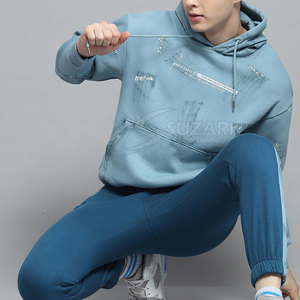 Survêtement pour homme en coton/polyester, nouveau style 2025, design élégant, respirant - Product Image 3